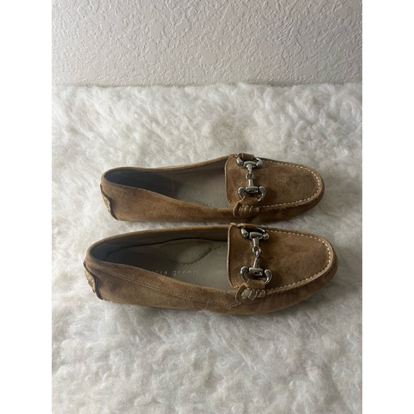 Patricia Green Caroline Horsebit Driver Handcrafted Moccasins Women Size 38/7.5 - Picture 4 of 8